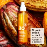 Clarins Sun Care Glowing Oil - Сухое масло для волос и тела SPF 30, 150 мл — фото 3