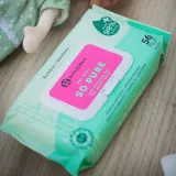 Petite&Mars So Pure - Влажные салфетки детские Petite Mars So Pure для тела и лица, 4×56 шт, 4 шт — фото 3