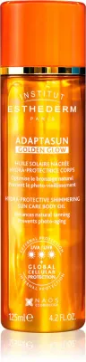Institut Esthederm Adaptasun Golden Glow - Блестящее масло с высокой защитой от УФ-лучей, 125 мл