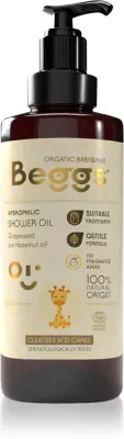 Beggs Organic Baby & Kids Hydrophilic Shower Oil - Масло для детей с рождения, 200 мл