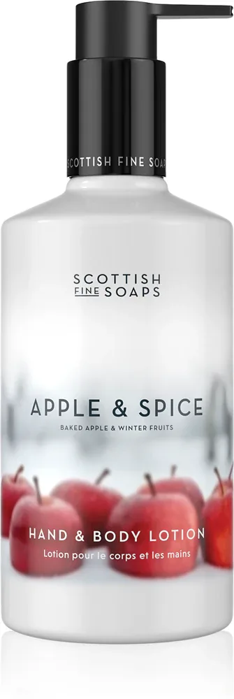 Scottish Fine Soaps Apple & Spice - Молочко для тела для рук и тела, 300 мл