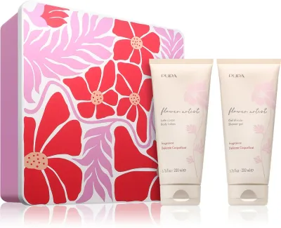 PUPA Milano Flower Artist Kit - в подарочном наборе для тела z zapachem Delicate Coquelicot, 1 шт