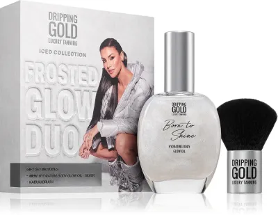 Dripping Gold Frosted Glow Duo - Подарочный набор для тела, 2 шт
