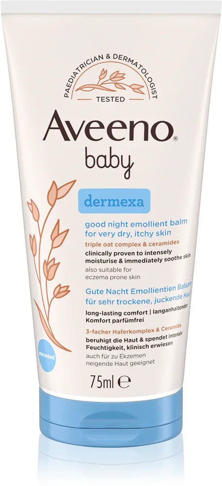 Aveeno Baby Dermexa - Успокаивающий бальзам для мягкого сна, 75 мл