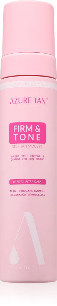 Azure Tan Firm & Tone - Автозагар: самозагарный крем Dark To Ultra Dark, 200 мл