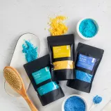 Almara Soap Lustico Sugar Crush - Цветная соль для ванны с ароматом цветов, 450 г — фото 6