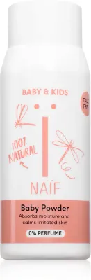 Naif Baby & Kids Baby Powder - Прозрачный порошок для детской кожи, 80 г
