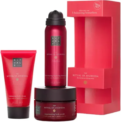 Набор RITUALS The Ritual Of Ayurveda для тела, крем + скраб + пенка, подарочный