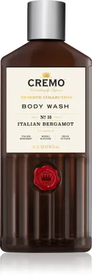 Гель для душа Cremo Italian Bergamot мужской, смягчающий, 473 мл