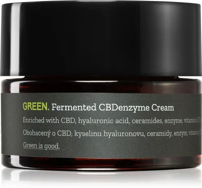 Canneff Green Fermented CBDenzyme Cream - Интенсивный омолаживающий крем с CBD, 50 мл