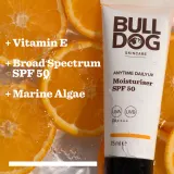 Bulldog Anytime Daily UV Moisturiser - Увлажняющий крем SPF 50, 75 мл — фото 5