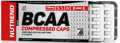Nutrend BCAA Compressed Caps - Восстановление и увеличение мышечной массы, 120 шт