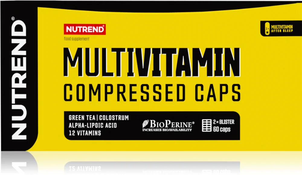 Мультивитамины Nutrend Multivitamin Compressed Caps, 14 активных веществ, 60 капсул, 60 шт