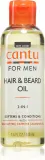 CANTU Men Hair & Beard Oil - Питательное масло для волос и бороды для мужчин, 100 мл — фото 1