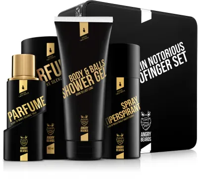 Angry Beards Fakin Notorious Urban Twofinger Set - Подарочный набор для мужчин, 1 шт