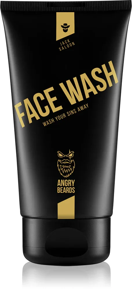 Angry Beards Jack Saloon Face Wash - Очищающий гель для лица, 150 мл