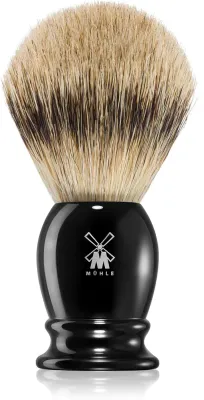 Mühle CLASSIC Silvertip Black - Кисть для бритья с волосом барсука средняя, 1 шт