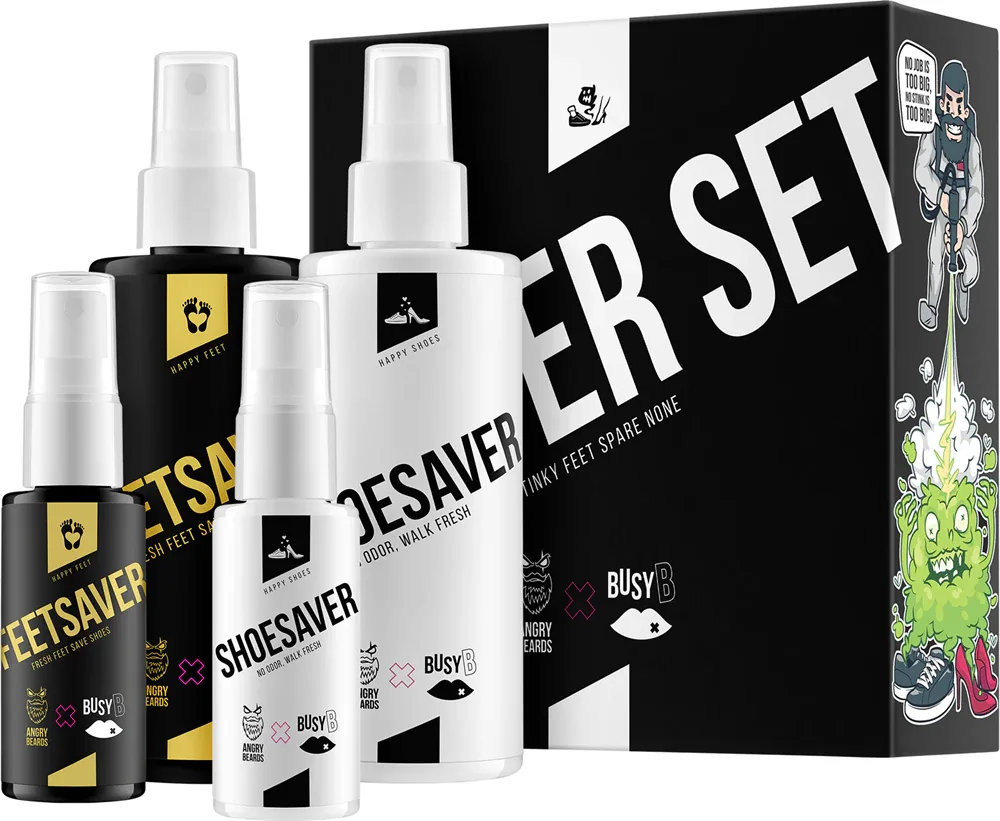 Angry Beards FeetSaver SaverSet - Подарочный набор для ног и обуви, 1 шт