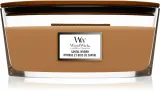 Woodwick Santal Myrrh - Ароматическая свеча с деревянным фитилем (hearthwick) для дома z drewnianym knotem (hearthwick), 453.6 г — фото 1