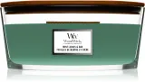 Woodwick Mint Leaves & Oak - Ароматическая свеча с деревянным фитилем (hearthwick) для дома z drewnianym knotem (hearthwick), 453.6 г — фото 1