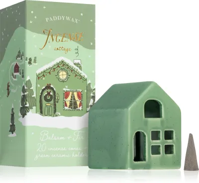 Paddywax Ceramic Village Balsam & Fir - Подарочный набор, 1 шт
