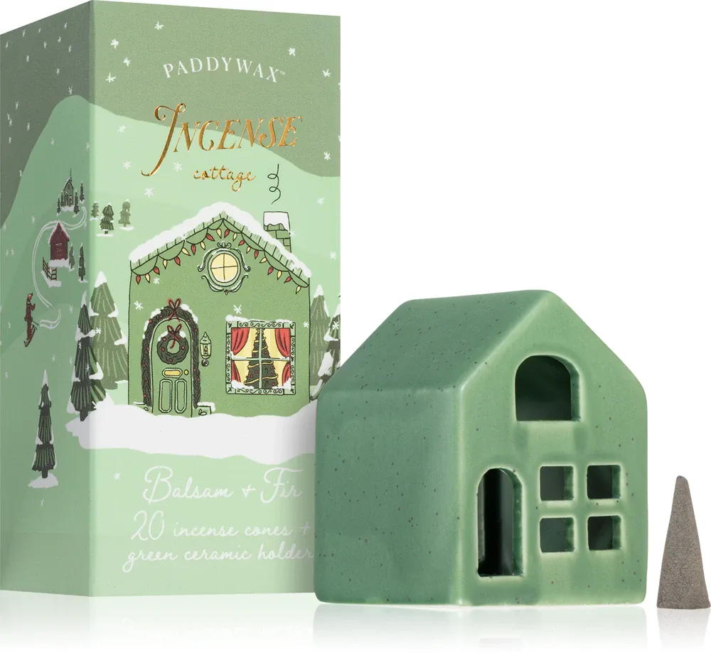 Paddywax Ceramic Village Balsam & Fir - Подарочный набор, 1 шт
