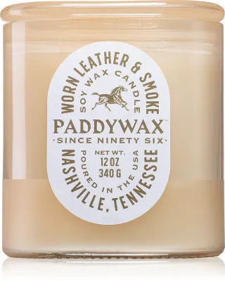 Paddywax Vista Worn Leather & Smoke - духовая свеча, 340 г