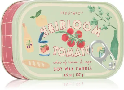 Свеча ароматическая Paddywax Bistro Heirloom Tomato цитрусово-гурманская, два фитиля, 127 г