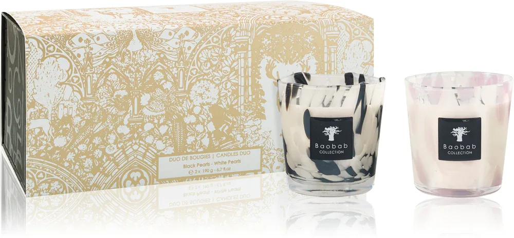 Baobab Collection Pearls Candle Duo - в подарочном наборе