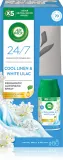 Освежитель воздуха Air Wick Freshmatic Cool Linen White Lilac свежий, чистый, 250 мл — фото 1