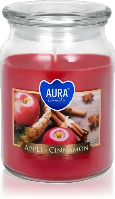 BISPOL Premium Line Apple - Cinnamon - Ароматическая свеча, 500 мл