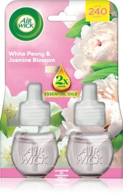 Air Wick Essential Oils White Peony & Jasmine Blossom - Наполнитель для электрического диффузора, 2 мл
