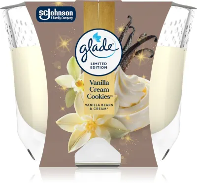 GLADE Vanilla Cream Cookies - Ароматическая свеча, 204 г