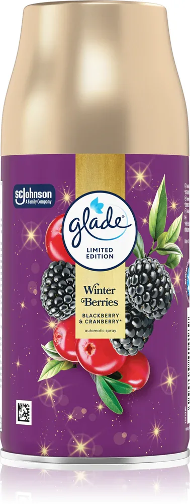 Спрей ароматический для дома GLADE Winter Berries мгновенного действия, 269 мл