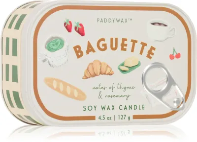 Свеча ароматическая Paddywax Bistro Baguette гурманская, два фитиля, 127 г
