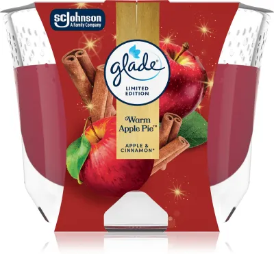 GLADE Warm Apple Pie - Ароматическая свеча, 204 г