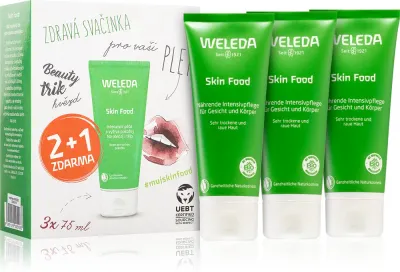 Weleda Skin Food - Универсальный питательный крем с травами для очень сухой кожи, 3 мл