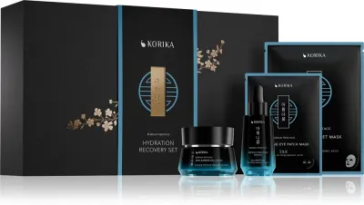 KORIKA Korean Heritage Hydration Recovery Set - Подарочный набор интенсивного увлажнения, 4 шт
