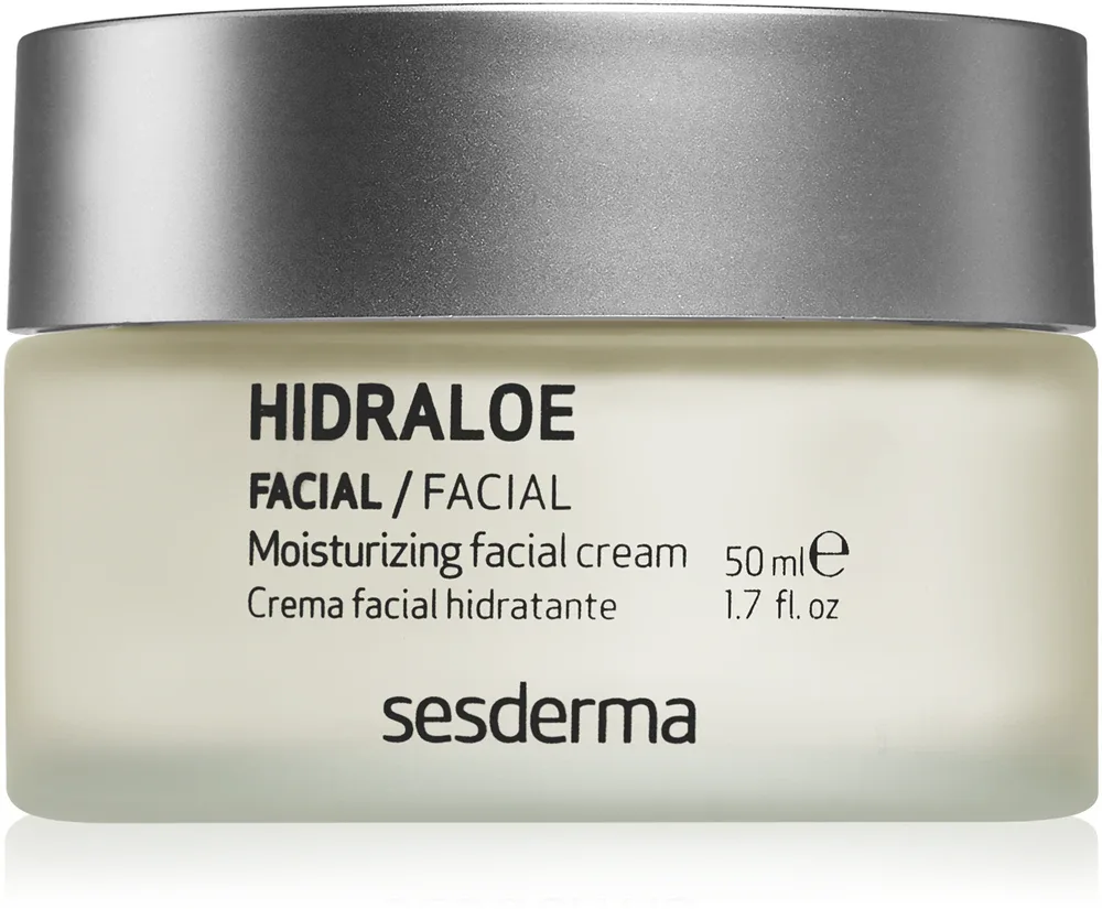 Sesderma Hidraloe Moisturizing Facial Cream - Увлажняющий и смягчающий крем, 50 мл