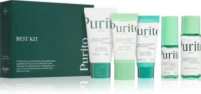 Purito Seoul Best Kit - Набор для путешествий, восстанавливающий кожу, 5 шт