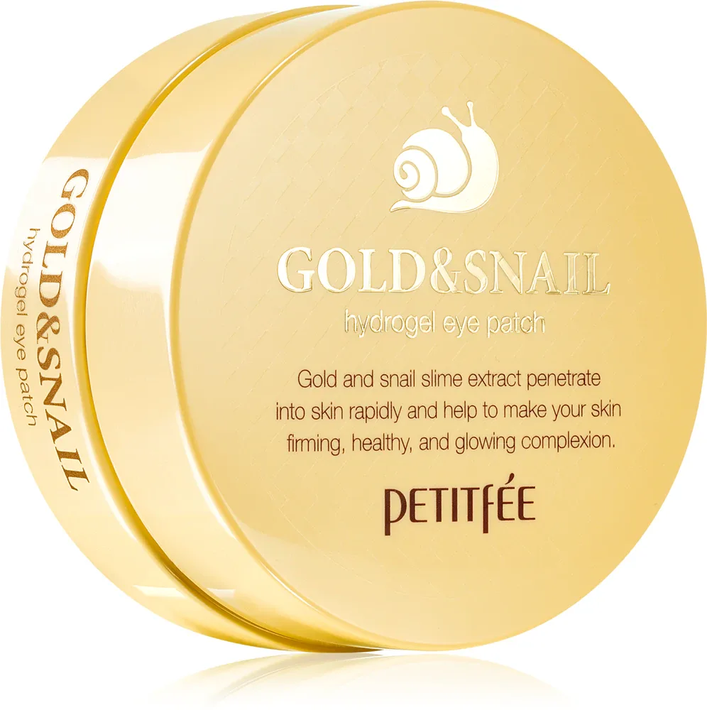 Petitfée Gold & Snail - Гидрогелевая маска вокруг глаз с экстрактом улиточного слизи, 60 шт