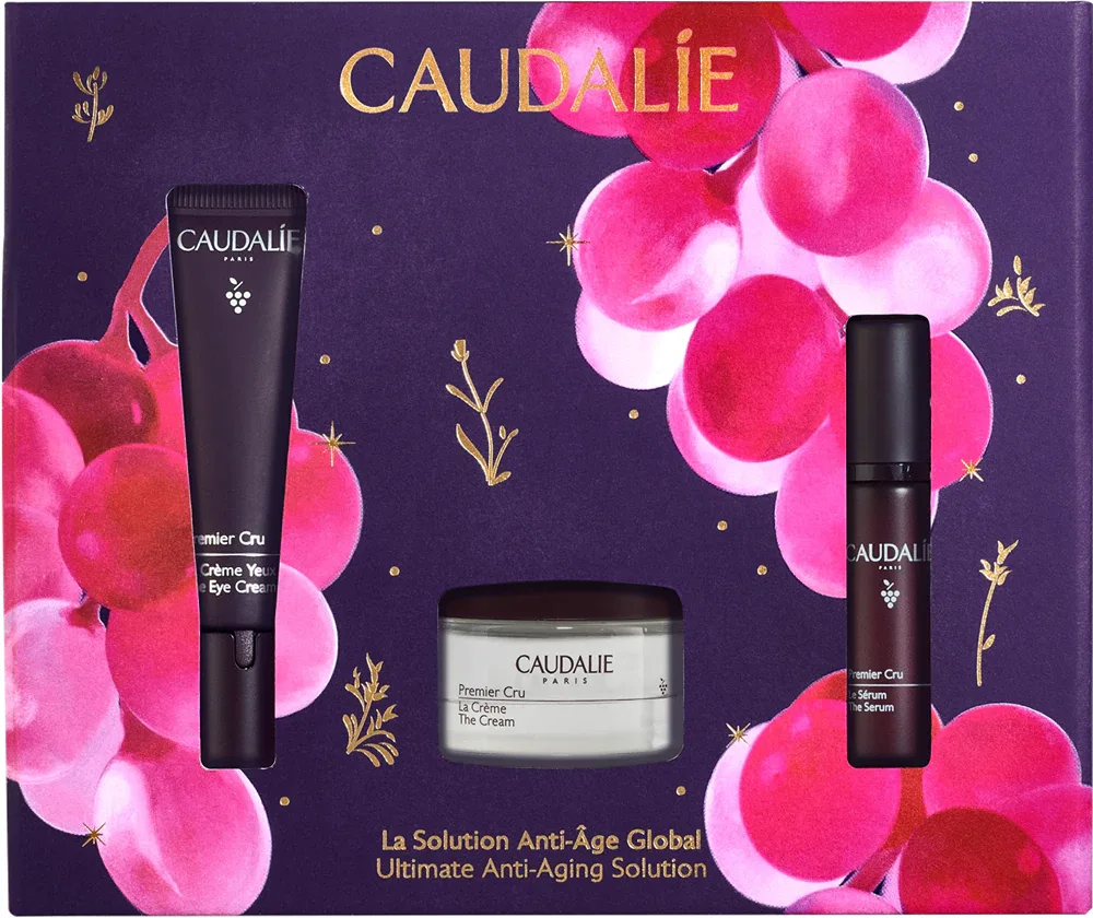 Caudalie Premier Cru Ultimate Anti-Ageing Solution - Праздничный набор подарочный против старения и укрепляющий кожу