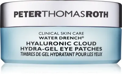 Гелевые патчи для глаз Peter Thomas Roth Water Drench Hyaluronic Cloud Eye Patches с гиалуроновой кислотой и кофеином, 60 шт