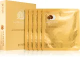 Petitfée Gold & Snail - Тканевая маска для лица Petitfee Gold Snail с золотом и муцином улитки, увлажняющая, 5× 30 г — фото 1