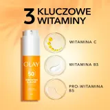 Olay Vitamin C Brighten & Glow - Увлажняющий флюид с ниацинамидом SPF 50+, 50 мл — фото 5