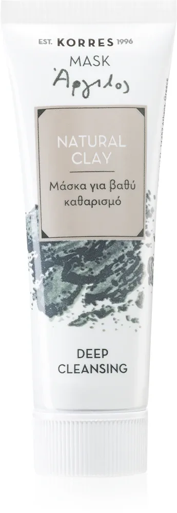 Маска для лица Korres Natural Clay глиняная, глубоко очищающая, 18 мл