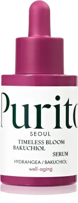 Purito Timeless Bloom Bakuchiol Serum - в контексте того, что это сыворотка для лица: сыворотка интенсивного омоложения, восстанавливающая упругость кожи лица, 30 мл