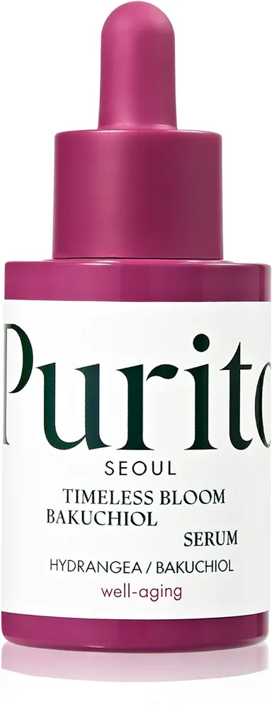 Purito Timeless Bloom Bakuchiol Serum - в контексте того, что это сыворотка для лица: сыворотка интенсивного омоложения, восстанавливающая упругость кожи лица, 30 мл