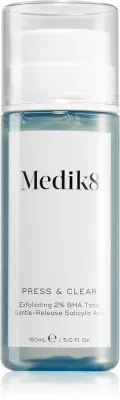 Medik8 Press & Clear - Тоник, который мягко отшелушивает, обеспечивает постепенное высвобождение, 150 мл