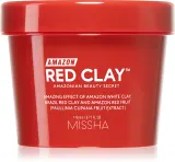 Маска для лица Missha Amazon Red Clay очищающая, с AHA и BHA кислотами, 110 мл — фото 1